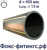 Труба 450 мм ПНД для газа