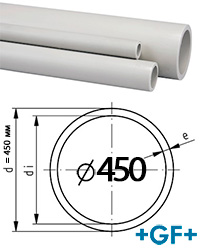 Труба 450 мм PP-h Progef Standart
