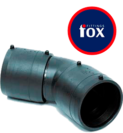 Отвод 75 мм FOX электросварной 45°